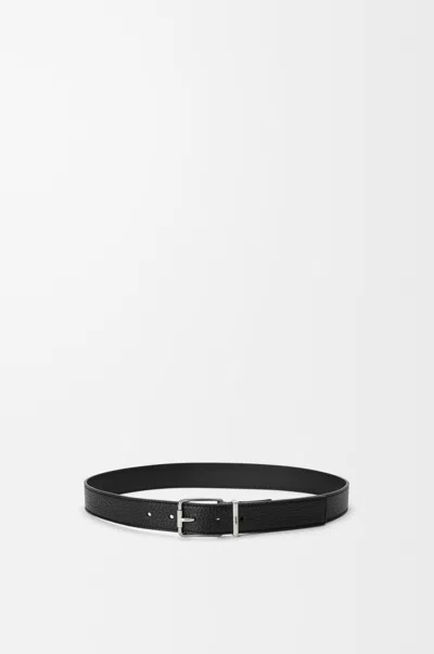 Loewe Essential Belt In Supple Grained Leather Skin Size: 110 For Man In Pink