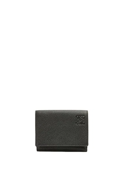 Loewe Essential Trifold Wallet In Black