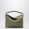 LOEWE LOEWE  EUCALYPTUS GREEN SMALL PUZZLE BAG