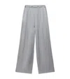 LOEWE EXCLUSIVE SILK SATIN SILVER CAPSULE DONUT CHAIN PYJAMA TROUSERS