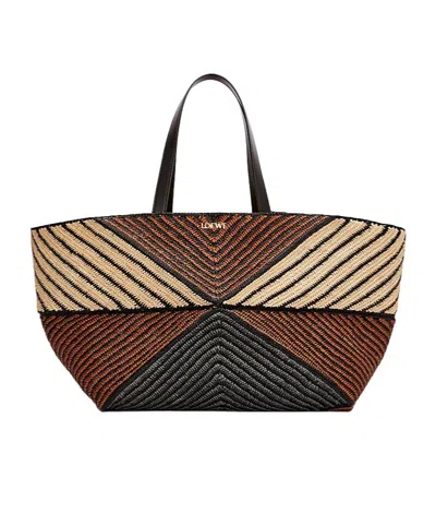 Loewe Extra-large Puzzle Fold Shoulder Bag In Brown