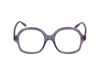Loewe Purple Slim Oversized Glasses In Purple