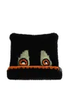 Loewe X Louis Wain Cat Wool-blend Beanie In Black
