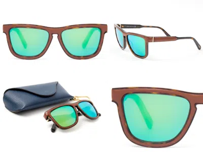 Pre-owned Loewe Eyewear Square Padded Leather Sunglasses Glasses Bob