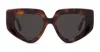 Loewe Lw40154u - Havana Sunglasses In Brown