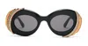 Loewe + Paula's Ibiza Oval-frame Crystal-embellished Gold-tone And Acetate Sunglasses In Multi