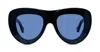 Loewe Lw40170u Signature 01v Nero Sunglasses In Blue