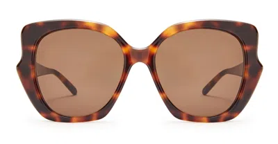 Loewe Thin Fantasy Sunglasses In Brown