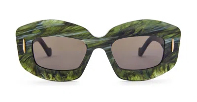 Loewe Eyewear Sunglasses In Green