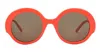Loewe Thin 52mm Round Sunglasses In Orange