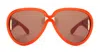 Loewe Pilot Mask - Shiny Orange Sunglasses In Orange