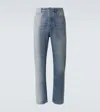 Loewe Two-tone Washed Jeans In Blue