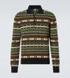Loewe Autumn-winter Polo Sweater In Green Multi In Green