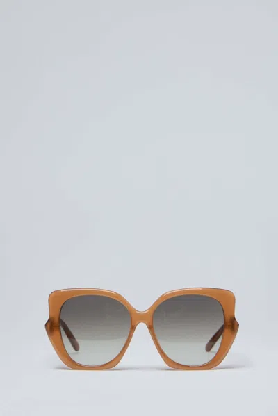 Loewe Fantasy Slim Sunglasses In Brown