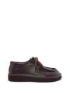 Loewe Faro Leather Loafers In Brown