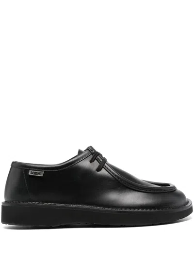 Loewe Faro Lace-up Shoes In Black