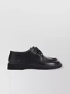 Loewe Faro Lace Up In Pull-up Calfskin In Black