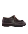 Loewe Faro Leather Loafers In Black