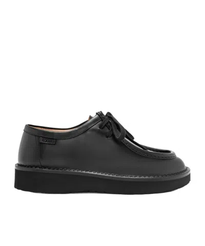LOEWE FARO LACE UP IN PULL-UP CALFSKIN