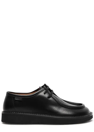 LOEWE LOEWE FARO LEATHER DERBY SHOES