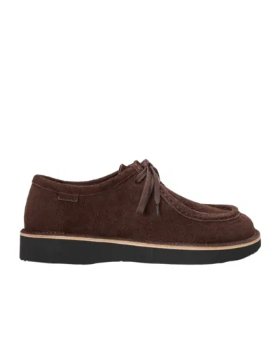 Loewe Faro Suede Desert Boots In Brown