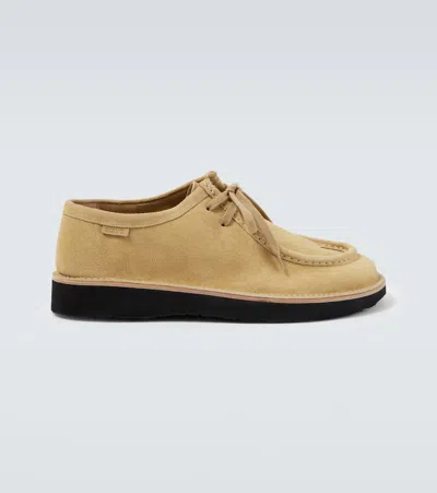 LOEWE FARO SUEDE DERBY SHOES