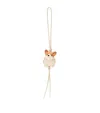 Loewe Felt Corgi Charm In White