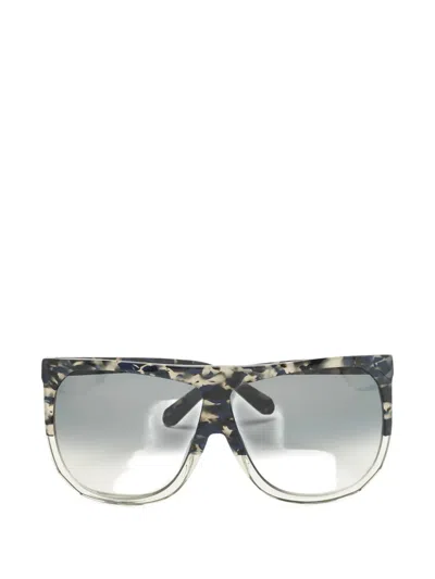 Pre-owned Loewe Filipa Oversized Sunglasses In Blue