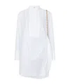Loewe Chain Shirt Dress In White