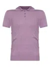 Loewe Women Anagram Cashmere And Silk Polo Shirt In Pink