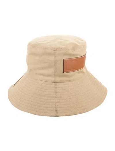 Pre-owned Loewe Fisherman Bucket Hat In Neutral