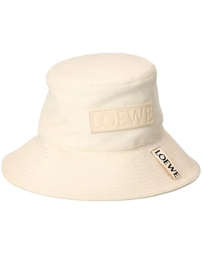 Loewe Fisherman Orange Bucket Hat In Gray