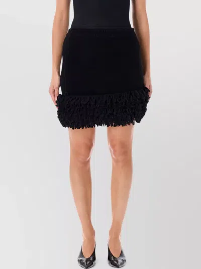 Loewe Fitted Skirt In Black