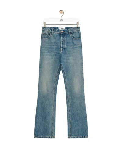 Loewe Five-pocket Horn Jeans In Blue