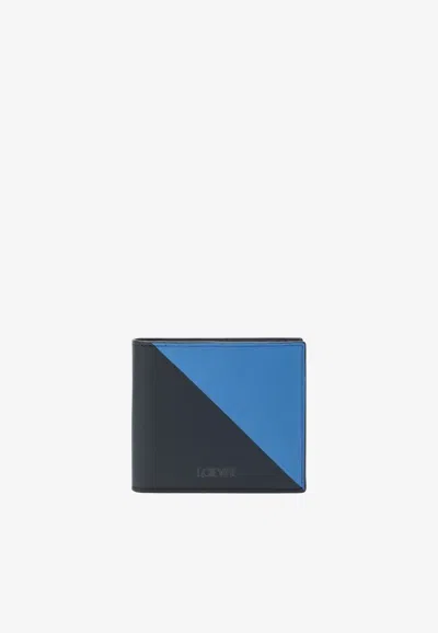 Loewe Flag Leather Bi-fold Wallet In Multicolor