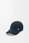 Loewe Flag Patch Cotton Baseball Cap In Deepnavy