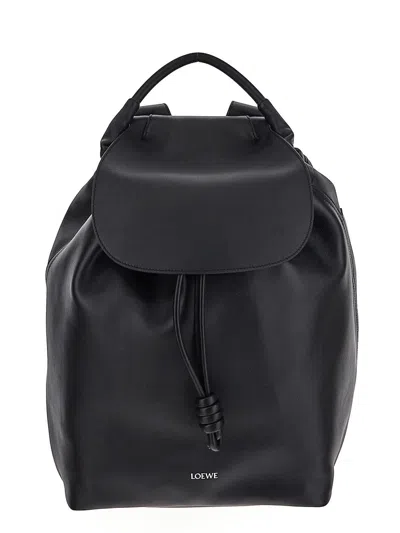 Loewe Flamenco Backpack In Black