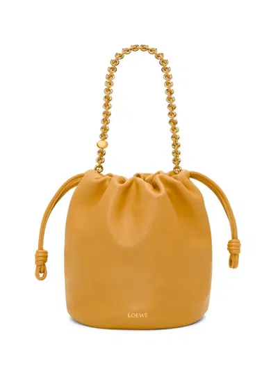 Loewe Flamenco Basket Purse Bags In Orange