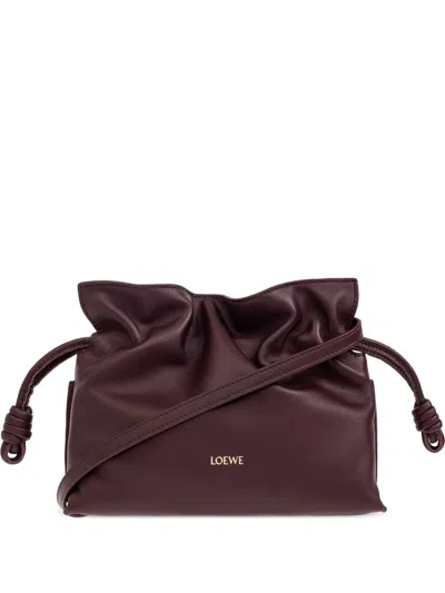 Loewe Flamenco Clutch Bag In 红色