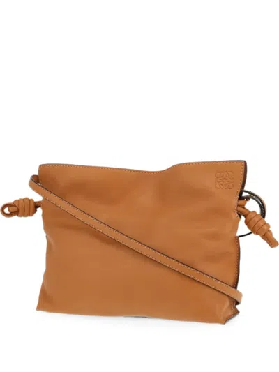 Pre-owned Loewe Flamenco Clutch Bag In Brown
