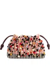 Loewe X Albers Flamenco Medium Crossbody Bag In Cotton Jacquard In Multi