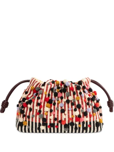 Loewe Flamenco Clutch Bag In Neutral