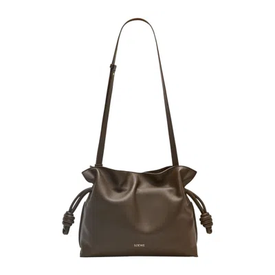Pre-owned Loewe Flamenco Clutch 'chocolate' | Brown | Women's Size Onesize