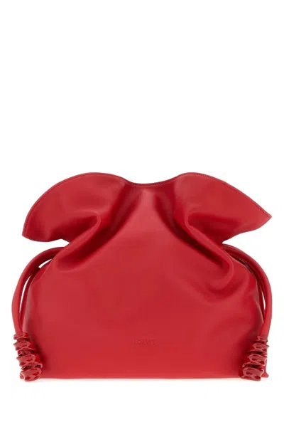 Loewe Flamenco Clutch Coil M In Red