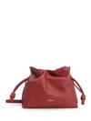 Loewe Flamenco Clutch Handbags Brown In Red