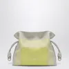 Loewe Flamenco Clutch Medium Bag In Pale Grey/light Citrine In Gray