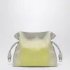 Loewe Flamenco Clutch Medium Bag In Pale Grey/light Citrine In Gray