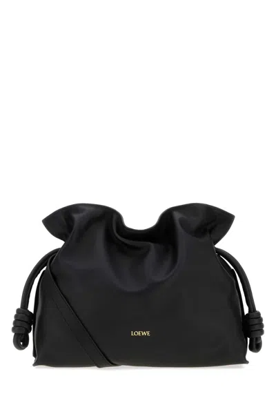 Loewe Flamenco Clutch Medium In Black