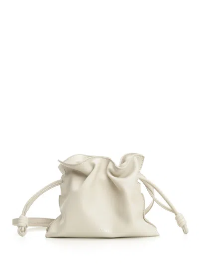 Loewe Flamenco Clutch Mini Handbags White