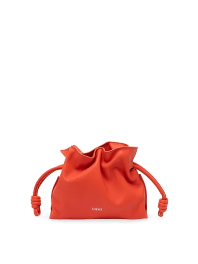 Loewe `flamenco` Clutch Mini In Orange